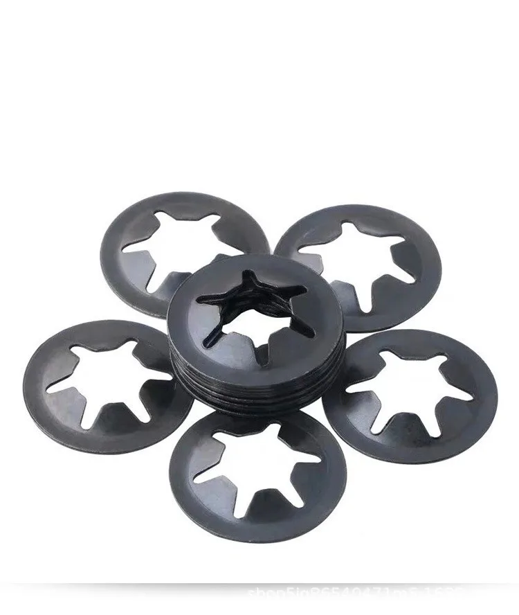 260pcs Starlock Push on Locking Washers Assorted Kit Star Nut Metal M3