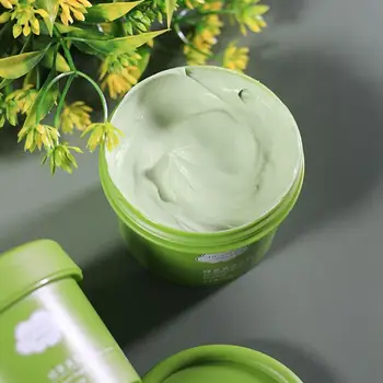 

Green Tea Cleansing Mud Cleaning Mask Blackhead Removing 100g Mud Pore Green Tea Film Acne Constricting O6L2