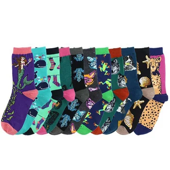 

Cartoon Creativity Leopard Beagle Cat Animal Harajuku Crazy Cotton Funny Women Casual Socks Men Novelty Happy Short Socks