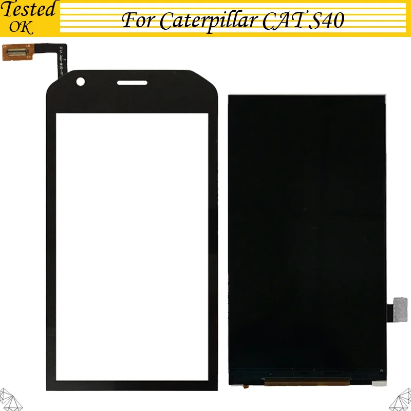 

4.7inch For Caterpillar CAT S40 LCD Display+Touch Screen Digitizer 100% Tested Working For Caterpillar CAT S 40 LCD Screen Lcd Mobile Phone Accessories
