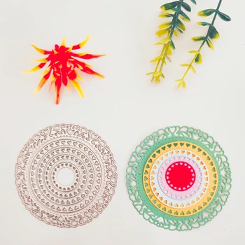 

Round Lace Beautiful Classical set cutting Die New knife Die Metal cutting Die 3D Art Paper DIY Decoration