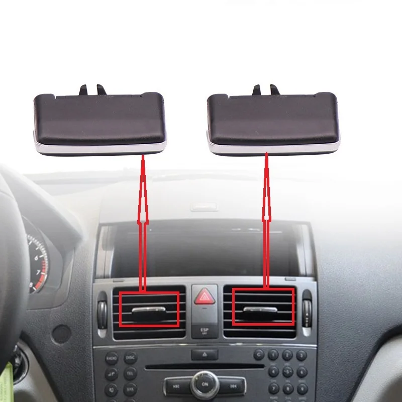 

W204 X204 Air Vent Pad Wind Outlet Grille Adjustment Knob Toggle Card Clip Pad for Mercedes C GLK Class