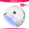 SUNUV SUN6 Smart Lamp Nail LED UV Lamp Dryer Metal Bottom LCD Timer Multicolors for Curing UV Gel Polish Nail Art Tools ► Photo 1/6