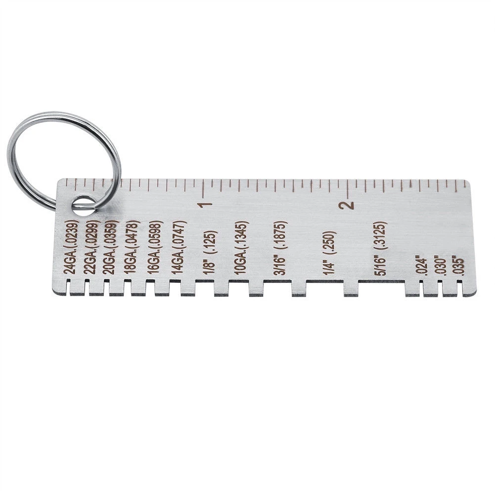 Из нержавеющей стали измерения толщины Gage измерения паяльный лист пластина, провод датчик металла