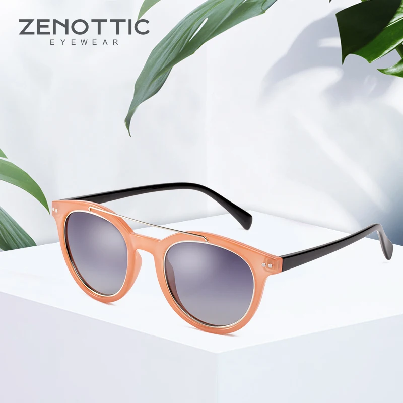 ZENOTTIC, брендовые фотохромные солнцезащитные очки, женские роскошные дизайнерские поляризованные солнцезащитные очки, хамелеон, винтажный светильник, адаптивные солнцезащитные очки
