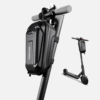 

WILD MAN Electric Scooter Bicycle Storage Handlebar Bag Head Front Carrying Bag Rainproof Waterproof Bag