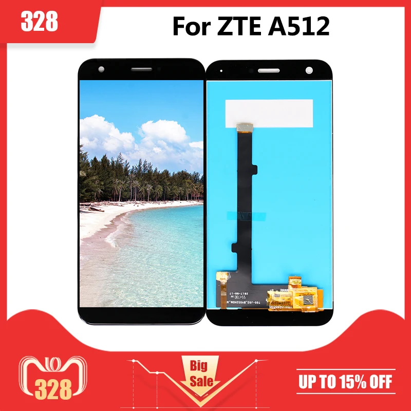 ЖК дисплей для ZTE Blade A512 сенсорный экран с дигитайзером полная панель бесплатная