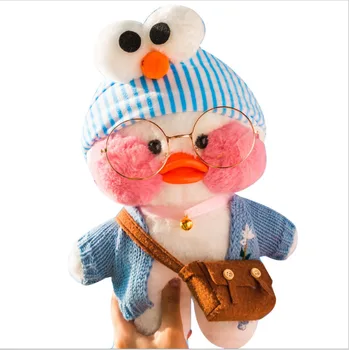 

Lalafanfan Cafe Mimi Toy 30cm Diy Cute Hyaluronic Acid Yellow Duck Valentine Souvenir Gifts Desk Decor