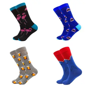 

Kawaii Cartoon print cute socks compression cotton Mid-High Cute Socks for Men and Women Harajuku cool skateboard Sokken