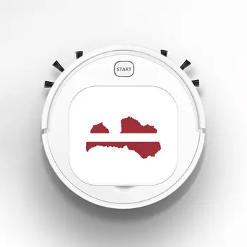 

Smart Robot Vacuum Cleaner Rechargeable USB Auto Sweeping Mop Clean Robot Sweeping Cleaner Personality Latvia Map Flag Body