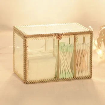 

New Distinguished Portable Jewelry Box with Lid Multifunctional Makeup Organizer Hot Home Office Table Sundries Container C706