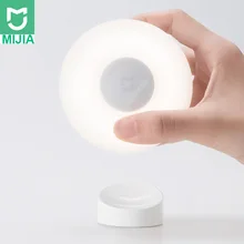 Xiaomi Mijia светодиодный индукционный Ночной светильник 2 360 Вращающийся Регулируемая яркость инфракрасный умный датчик движения с магнитным датчиком