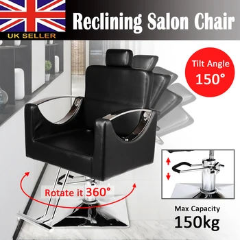 

High Quality Beauty Salon Barbershop Chair PU Leather Barber Chairs Adjustable Hydraulic Reclining Barber Hairdressing Chair