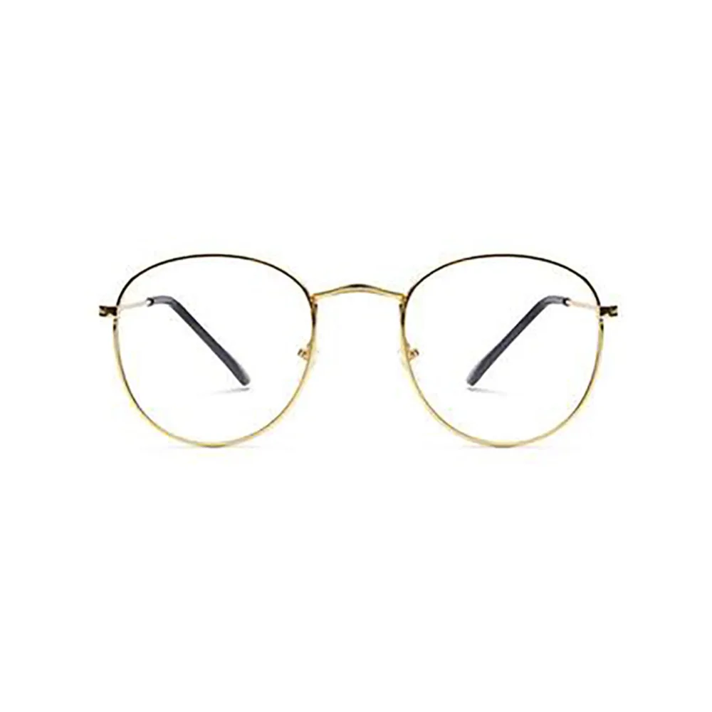 Модные классические очки унисекс с золотой металлической оправой, женские и мужские классические очки в винтажном стиле, оптические очки для чтения