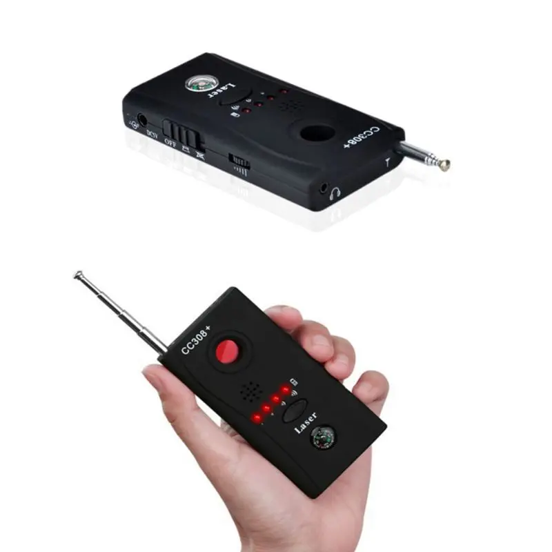 CC308 полный спектр беспроводной камеры gps Анти-шпион Ошибка Обнаружения радиочастотного сигнала детектор GSM устройство Finder FNR CC308