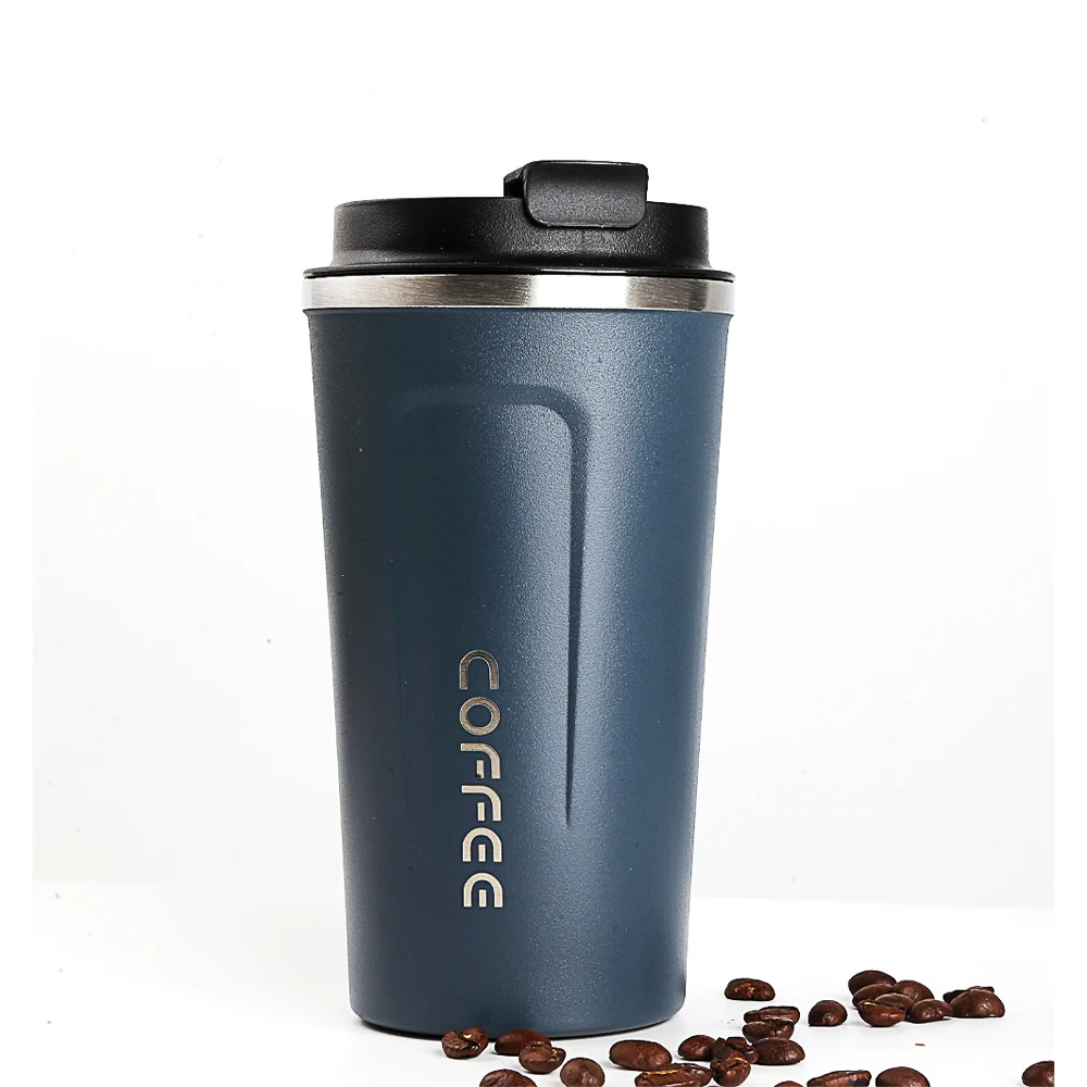 Термокружка пивной термос стеклянная бутылка кружка для воды и кофе вакуумная