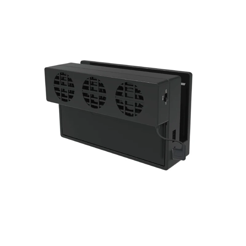 For NS Switch Dock Cooling Fan Stand Base Three Fans Cooler Adjustable Fan Speed Cooling Fan Dock Base For Nintend Switch (4)