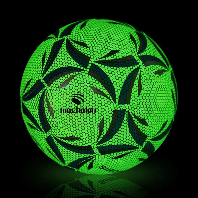 Luminous Soccer Ball Size 4 & 5, Glow In The Dark Reflective Ball For Night  Games And Training, Great Gift For Kids And Adults