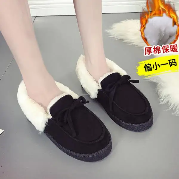 Shoes Lace Up Boots Luxury Designer Flat Heel Booties Ladies Round Toe Australia Bootee Woman Winter Women Low Heels - Цвет: 1