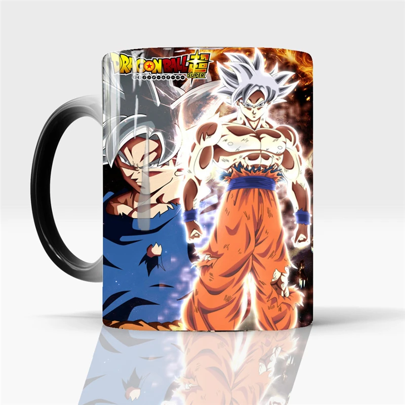 Аниме Dragon Ball Migatte no Gokui Kakarotto меняющая цвет кофе термостойкая кружка Термочувствительная волшебная кружка, меняющая цвет подарок