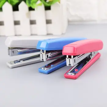 

Portable Metal Manual Stapler Uses No.10 Staples Desktop School Office Supplies
