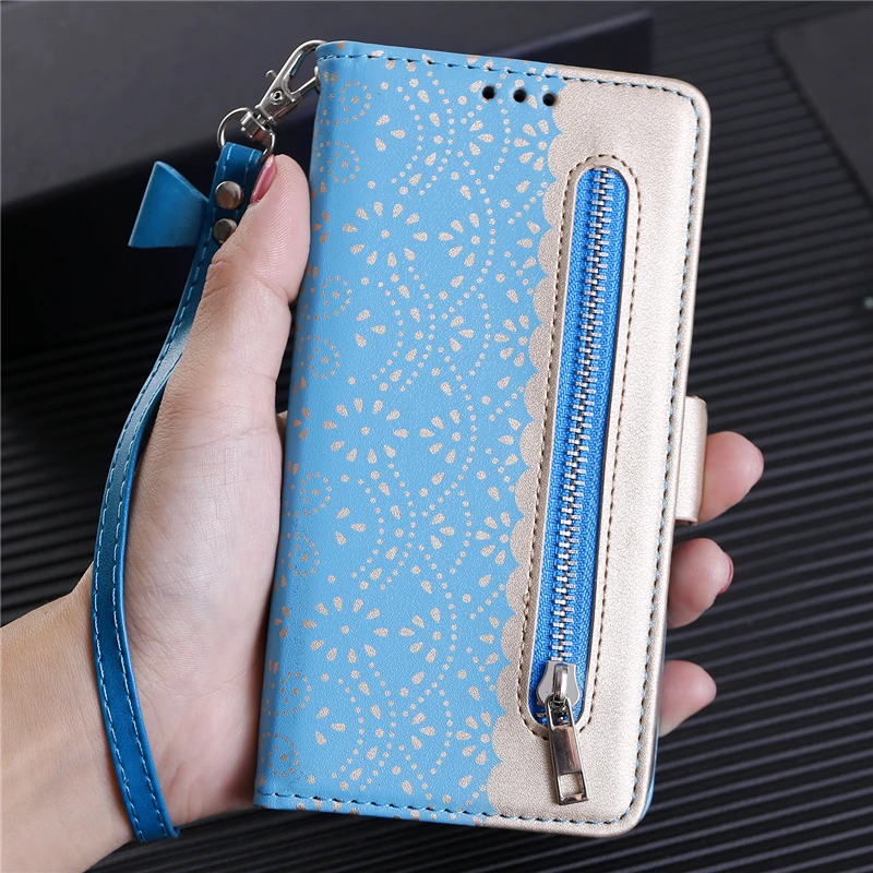 Роскошный кожаный чехол для Huawei P40 P30 P20 Lite Pro Магнитный флип-чехол на молнии с