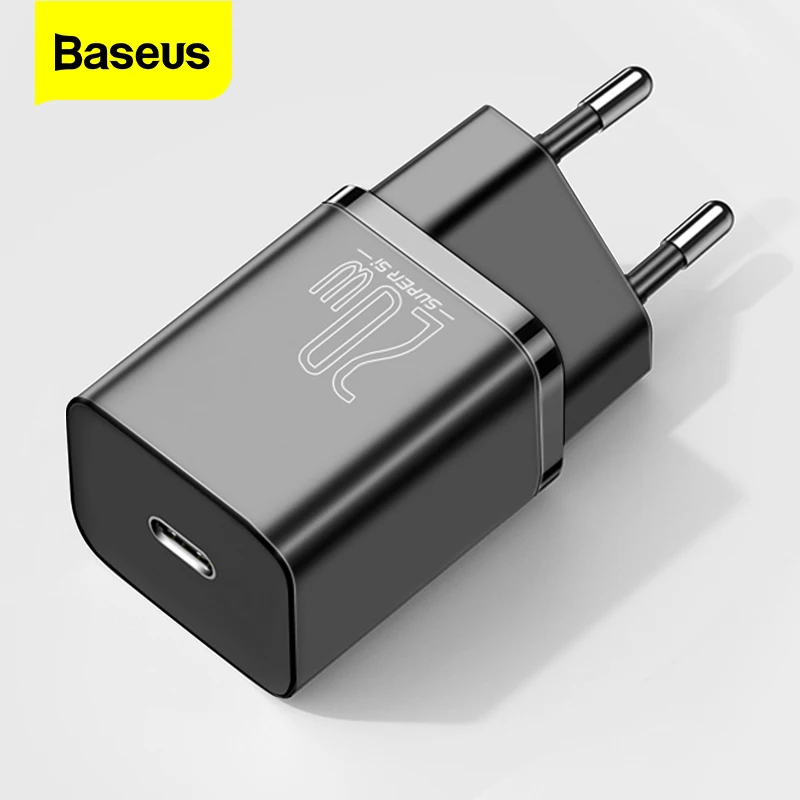 Baseus Cargador USB Tipo C PD De 20W Dispositivo De Carga R pida QC 3 
