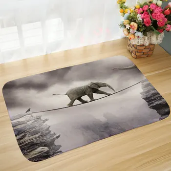 

Anti-slip doormat Elephant Foot pad Vacuuming kitchen bedroon bath Floor mats Home Entrance Rugs kids prayer mat 40*60cm DD-0004