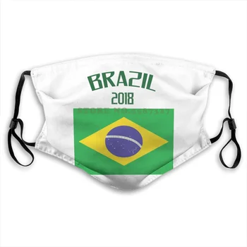 

Face Mask Brazil Flag Russia World Match Cup Newest Design Fans Footballer Washable Half Face For Men Women Ladies Diy Masks