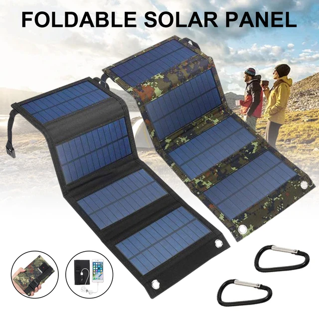 Campeggio all'aperto escursionismo viaggio pannello solare portatile  flessibile piccolo 5V pannelli solari pieghevoli celle per caricabatteria  del telefono USB - AliExpress
