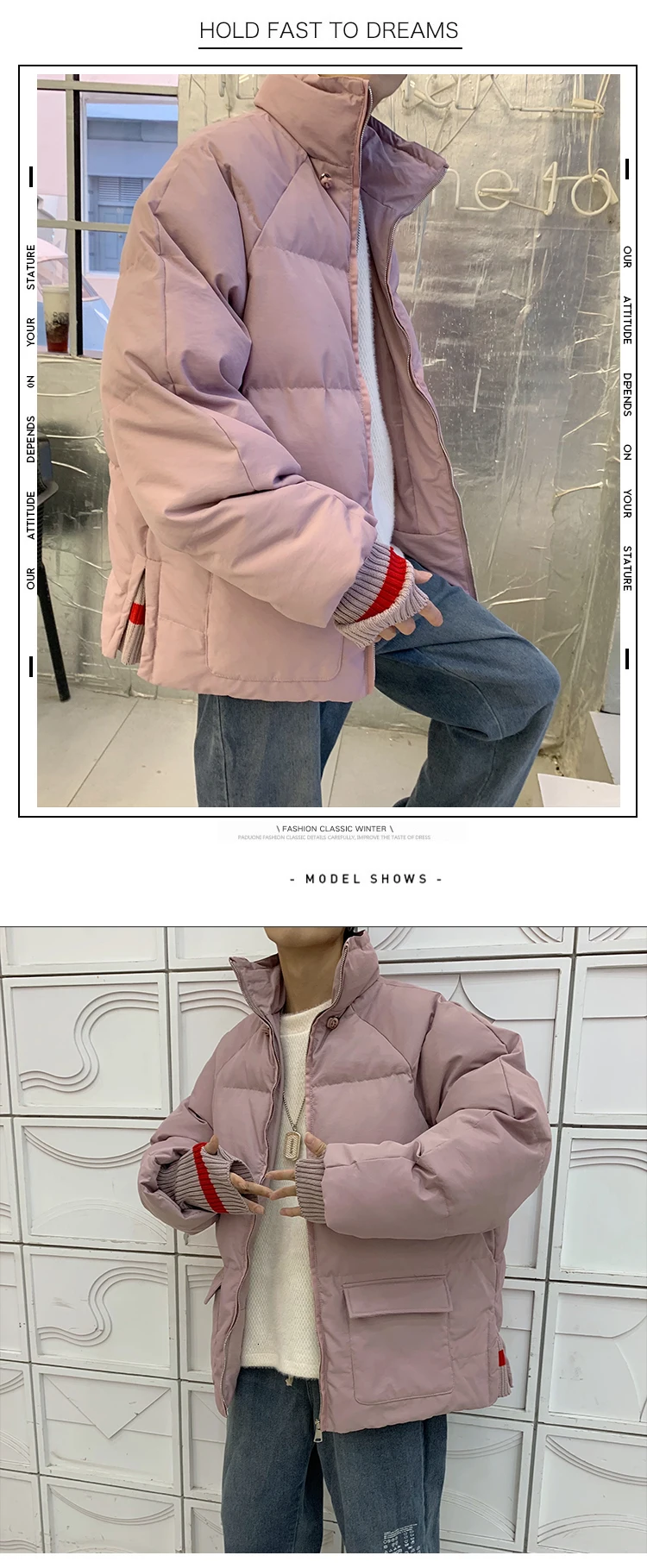 Зимняя куртка мужская теплая Толстая парка Мужская модная однотонная повседневная куртка Мужская Уличная свободная хлопковая куртка мужская одежда верхняя одежда