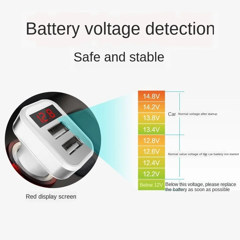 Автомобильное зарядное устройство с двумя USB портами универсальное