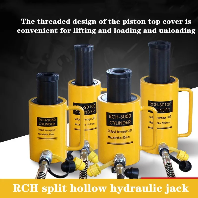 Hollow Hydraulic Jack RCH 20T 30Ton Electric Split Hollow Cylinder 3
