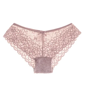 

3 Pc Women Sexy Lace Panties Fashion Sexy Underwear Physiological Panties Thongs G-string Lace Perspective Sexy Lingerie Shorts