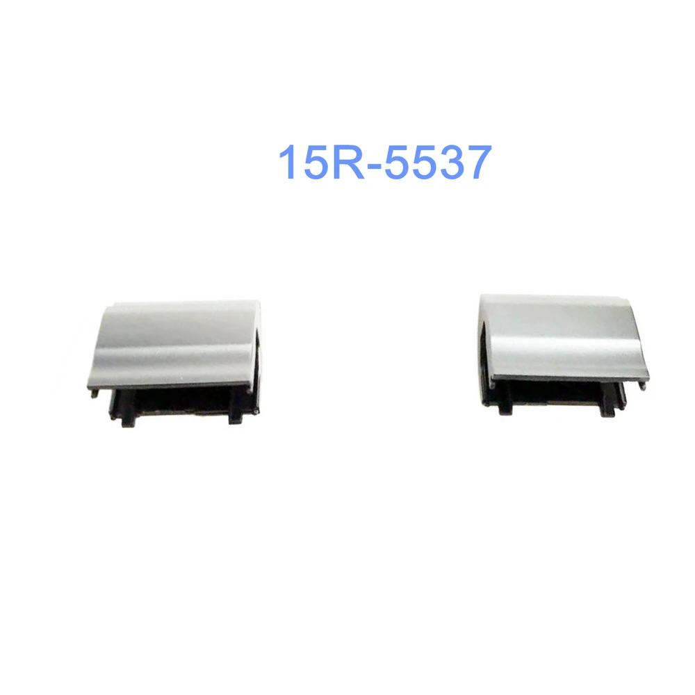 For Dell Inspiron 15R-5521 15R-5537 LCD Hinge Cover Caps Left+Right Silver laptop lcd hinges
