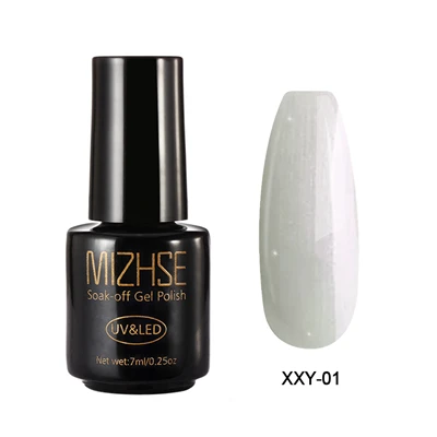 SetD01 XYY001 MIZHSE Гель-лак для ногтей 7 мл блестящий гель для ногтей БЛЕСТЯЩАЯ ЛАМПА Алмазный лак для ногтей отмачиваемый УФ гель для ногтей гель Vanish Base Top - Цвет: SetD01 XYY001