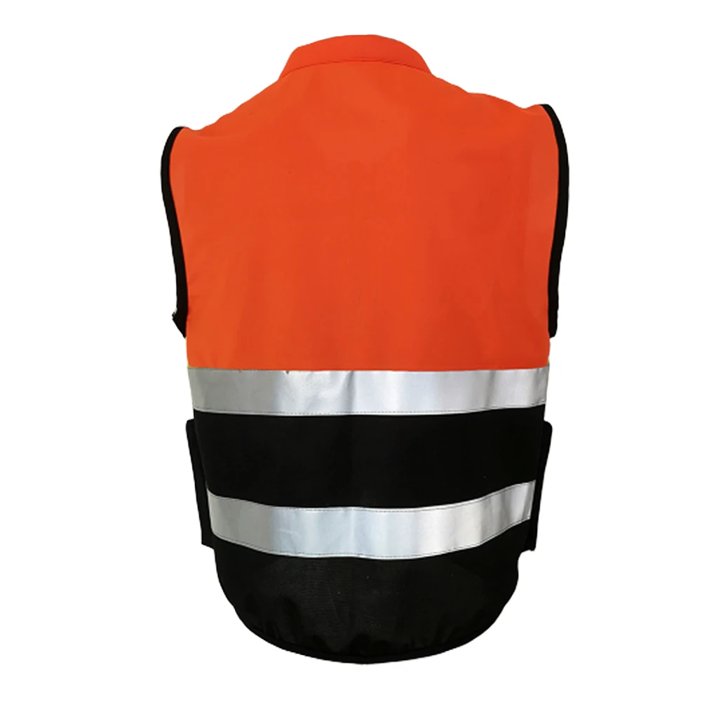Спортивные светоотражающие полосы Велоспорт жилет Защитная куртка для водителя безопасность Видимость спецодежды строительство жилет дорожного рабочего