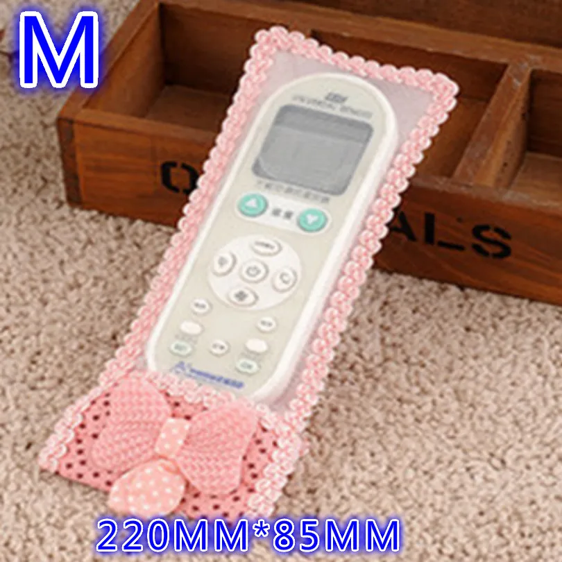 185*85mm 220*85mm 250*85mm bowknot remote holder remote cover for TV air conditioner fan remote control free shipping