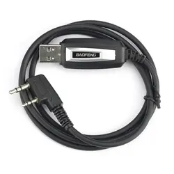Baofeng Kit de Cable USB para walkie talkie, Cable de programación Original y duradero para GT 3, GT 3TP, UV 5R, UV 5RTP, GT 5
