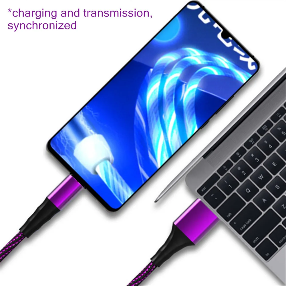 Быстрая зарядка 5А usb type-C кабель для samsung S10 huawei P30 Pro Быстрая зарядка Android телефон зарядка USB C кабель для iphone 11 7