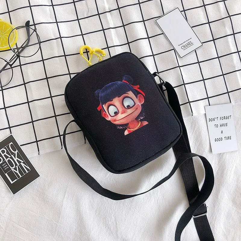 

Small Canvas Bag Women's 2019 New Style Nezha of Magic Children Drop Generations-Shoulder Bag Harajuku-Style Versatile Shoulder