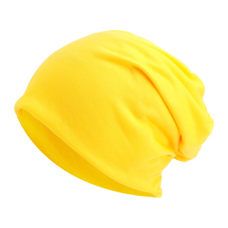 yellow skully hat Unisex Plain Slouchy Beanie Hat For Women Men Outdoor Female Beanies Skullies Casual Hip Hop Hat Outdoor Turban Chemo Cap best beanies