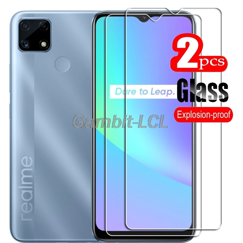 

For Realme C25 Tempered Glass Protective ON OPPO Realme C25 RMX3193, RMX3191 6.5NCH Screen Protector Smart Phone Cover Film