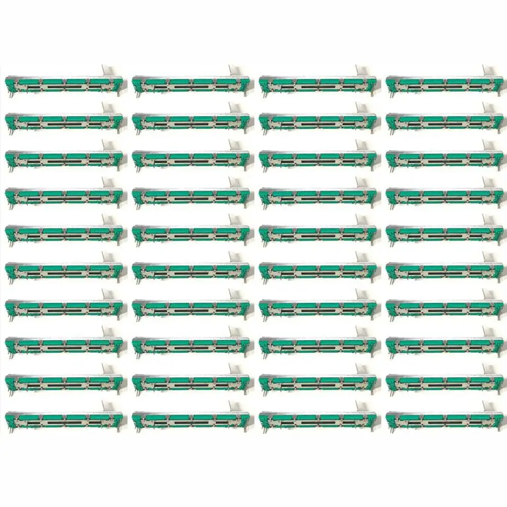 40 Pcs 75 MM Double B10K Original B10KX2 Behringer Pot Mixer Fader | Электроника