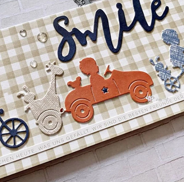 Mmao Crafts Metall Stahl Stanzformen Neue verschiedene Kinder Dekoration Schablone für DIY Scrapbooking Papier/Fotokarten Prägestempel – Detail 22