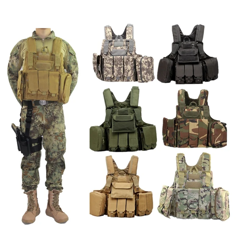 Tactical Men's Vest Military Hunting Vest Battle Airsoft Molle