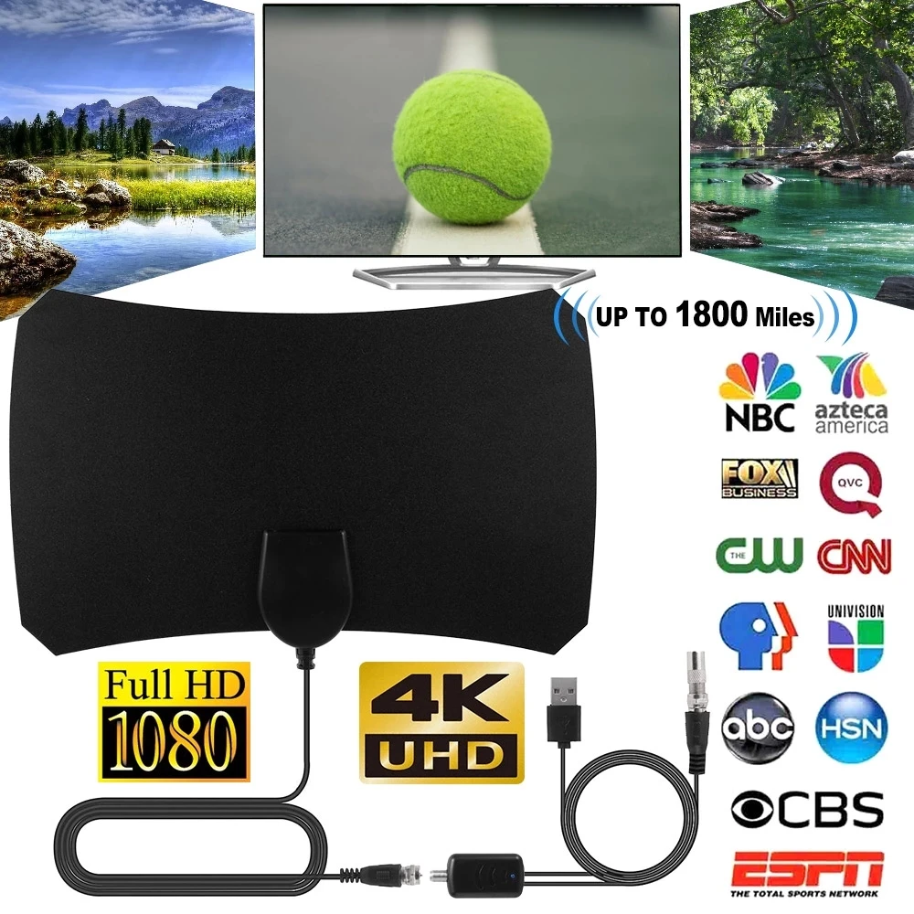 Indoor 1800 Miles Hd Tv Antenna Digital Antennas Amplification 4k Dvb-t2 Freeview Isdb-tb Local Channel Broadcasting kexin indoor 1800 miles hd tv antenna digital antennas amplification 4k dvb t2 freeview isdb tb local channel broadcasting