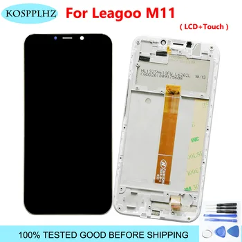 

100% Tested 6.18" For leagoo M11 LCD + Touch Screen Display Digitizer With Frame Assembly For leagoo m11 Smartphone LCD + tools