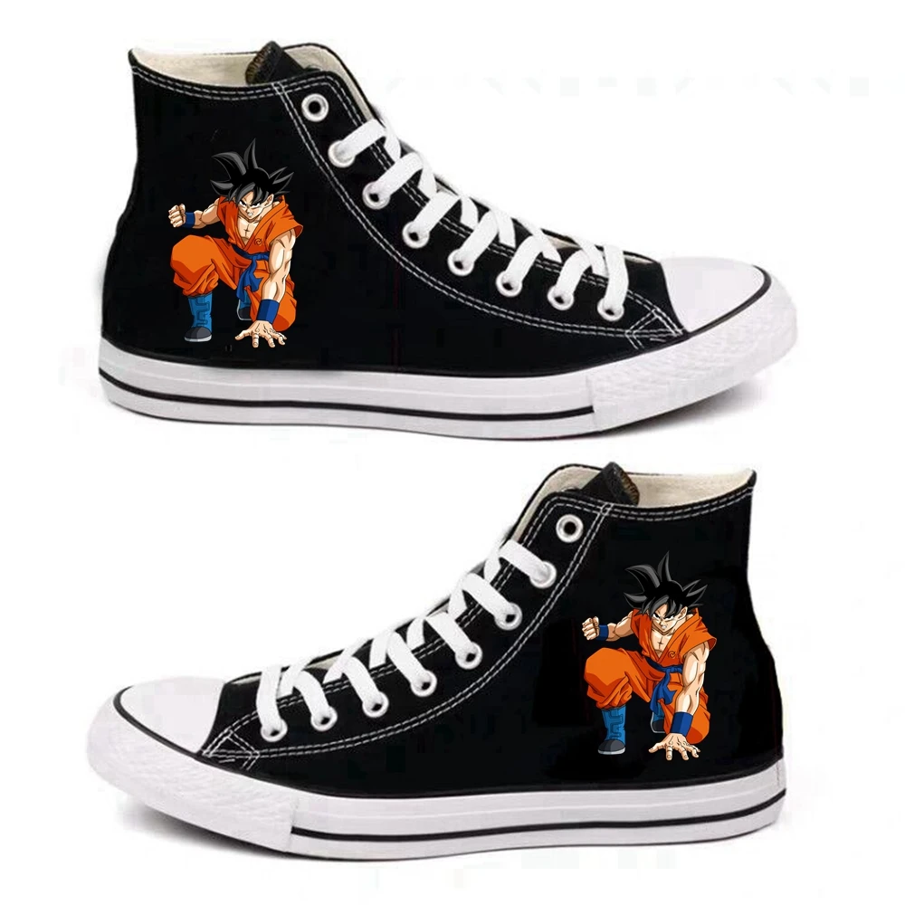 Style 13 Аниме мультфильм Dragon Ball Косплэй парусиновая обувь для отдыха; обувь с высоким берцем и на высокой платформе; Для мужчин Для женщин костюм в стиле «хип-хоп» парусиновая обувь - Цвет: Style 13