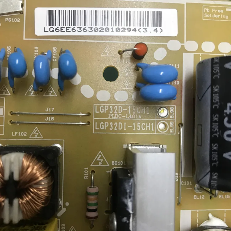 Тест для LG LGP32D-15CH1 EAX66171501 блок питания